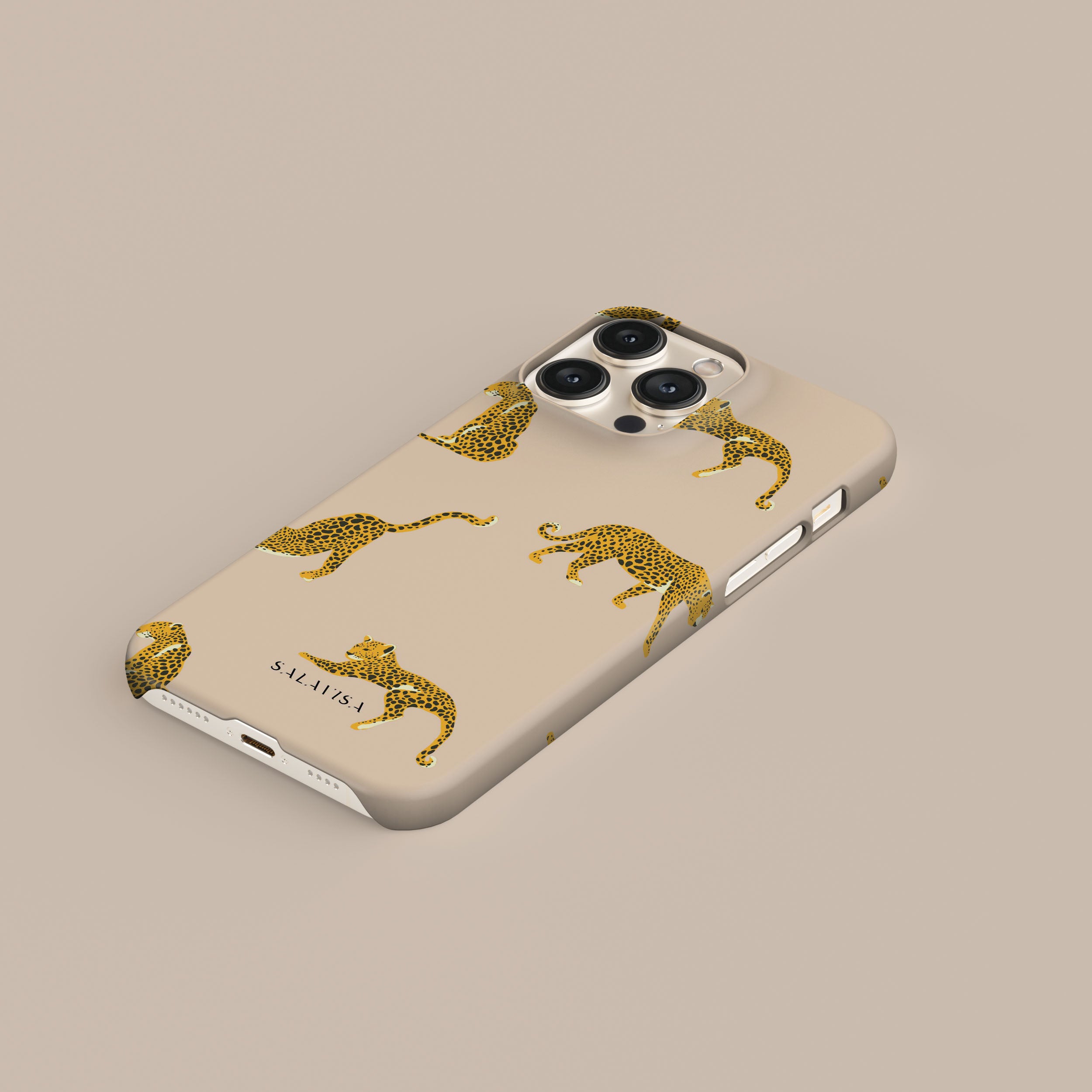 Cheetah Print Hypnotic Phone Case - Durable Protective Cover for iPhone & Samsung - Perfect for Travel, Work & Everyday Use