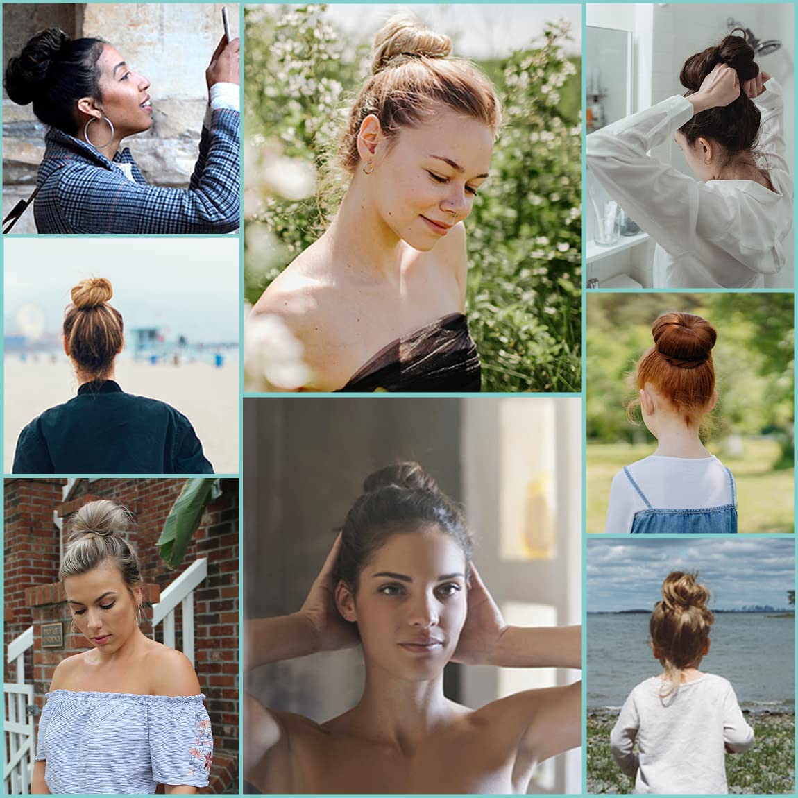 Messy Hair Bun Extension 2Pcs - Curly Fake Hair Scrunchie for Messy Buns (613 Blonde) | Perfect for Weddings, Cosplay & Everyday Hairstyles