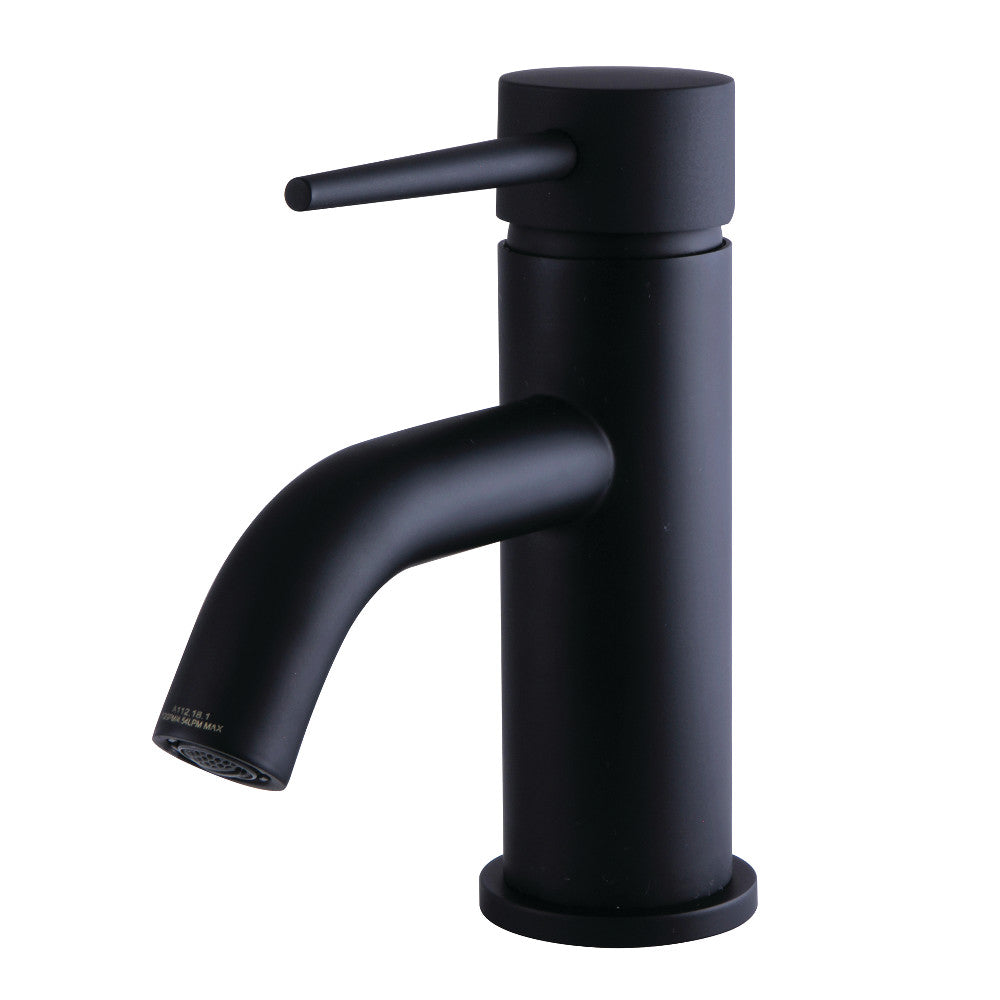 Fauceture LS8229NYL Single Handle Bathroom Sink Faucet with Push Pop-Up Drain - Modern Chrome Finish for Bathroom Vanity, Powder Room, or Guest Bath Installation