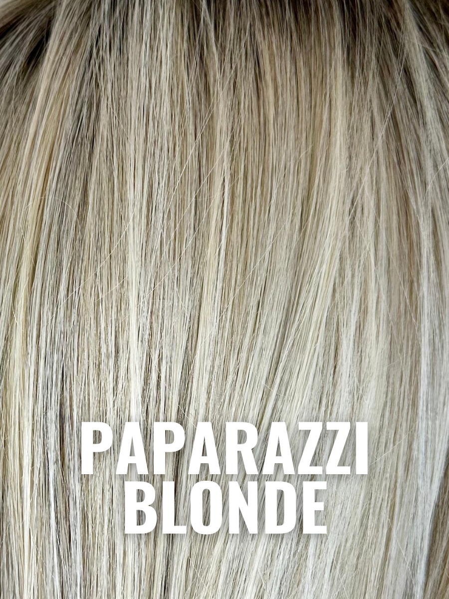 Paparazzi Blonde Hair Extensions - Premium Clip-in Human Hair for Volume & Length - Perfect for Parties, Weddings & Special Occasions