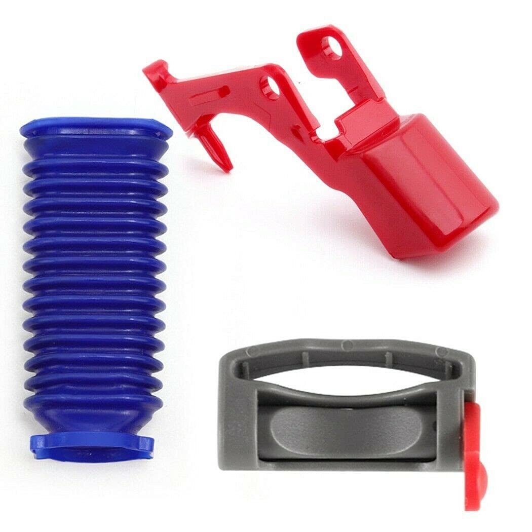 Dyson V11/V10 Vacuum Cleaner Hose & Trigger Lock with Power Switch Button - Replacement Accessories for Easy Cleaning at Home & Car