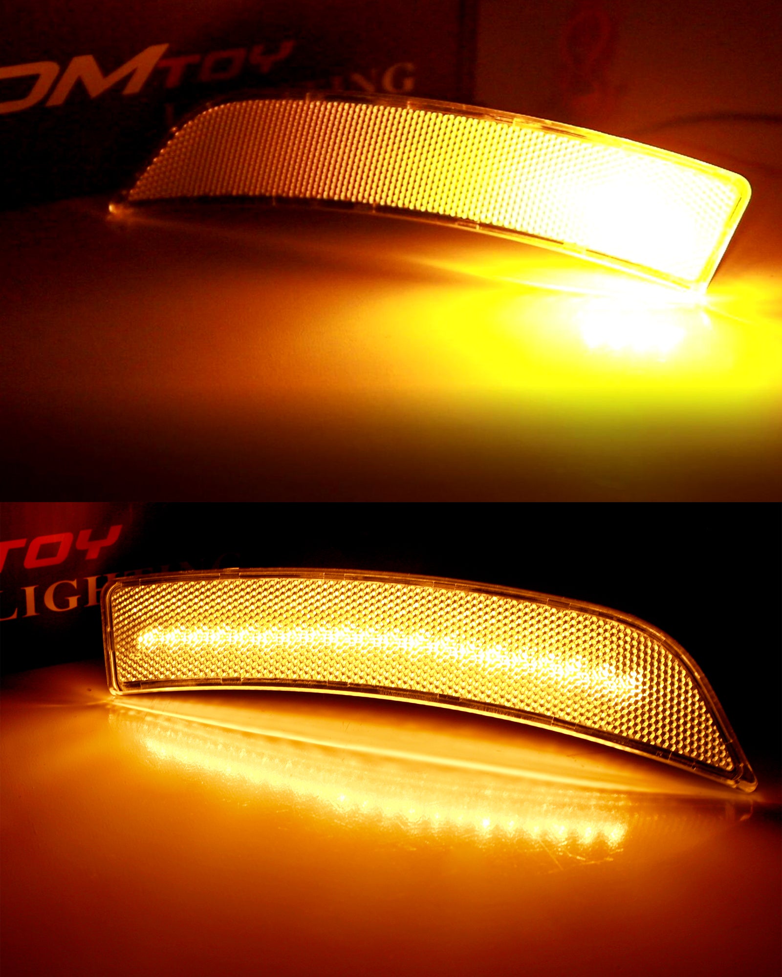 Clear White/Amber Switchback LED Side Marker Lights for 2022-2023 Subaru BRZ & Toyota GR86 - Durable, Bright Turn Signal Lamps for Enhanced Night Driving Safety