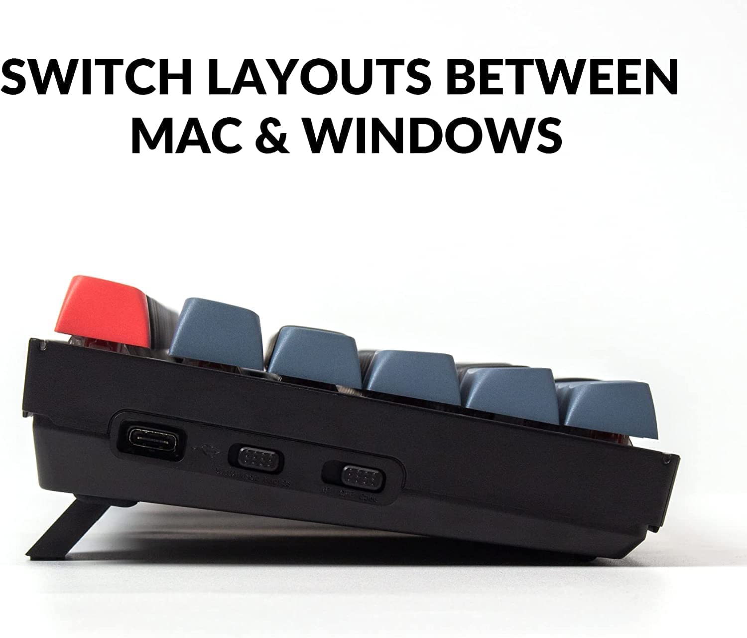 Keychron K10 Pro QMK/VIA Custom Wireless Mechanical Keyboard - Hot-Swappable 108-Key Full Size with White LED Backlight & Red Switches - Bluetooth/USB-C Wired Gaming Keyboard for Mac, Windows, Linux - Perfect for Office Work, Coding, and Gaming