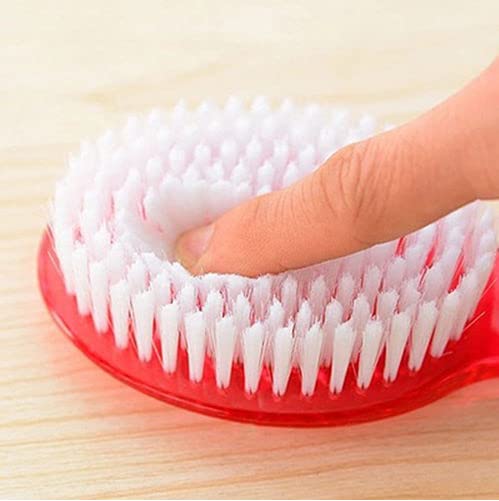 Majik Long Handle Back Body Scrub Brush with Loofah - Exfoliating Bath Brush for Deep Cleansing, Spa & Foot Massage - Perfect for Men & Women - Ideal for Shower, Bath & Self-Care Routines