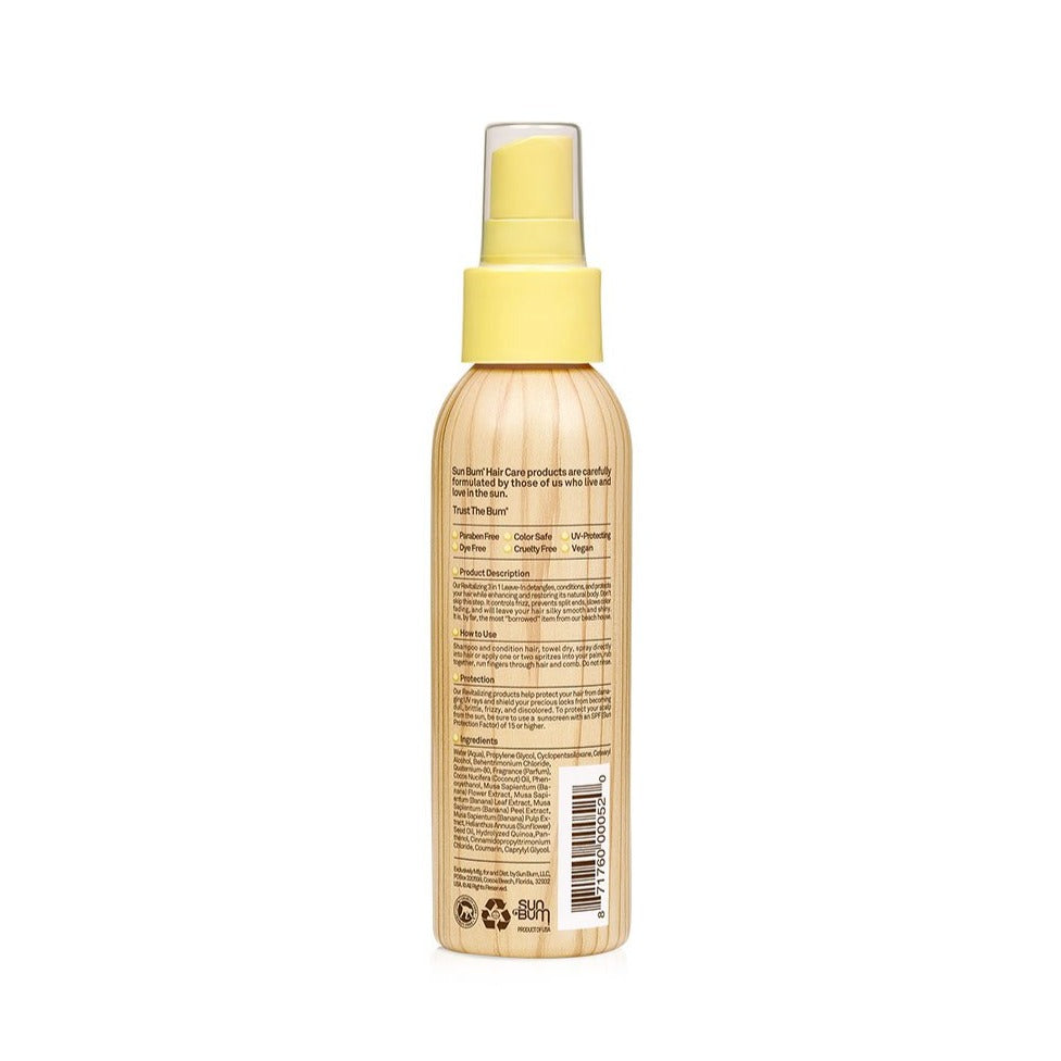 3 In 1 Leave In Conditioner Spray - Hydrating Hair Treatment for Dry, Damaged & Curly Hair - Perfect for Daily Use, Travel & Salon Styling
