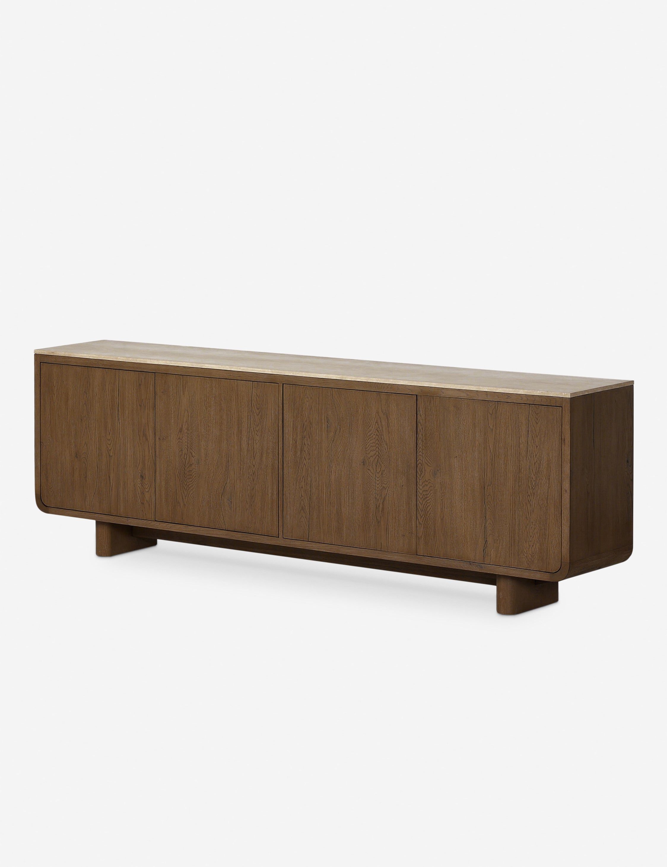 Modern Bram Sideboard - Stylish Storage Cabinet for Living Room, Dining Room & Entryway - Solid Wood Buffet Table with Drawers & Doors - Perfect for Home Organization & Decor