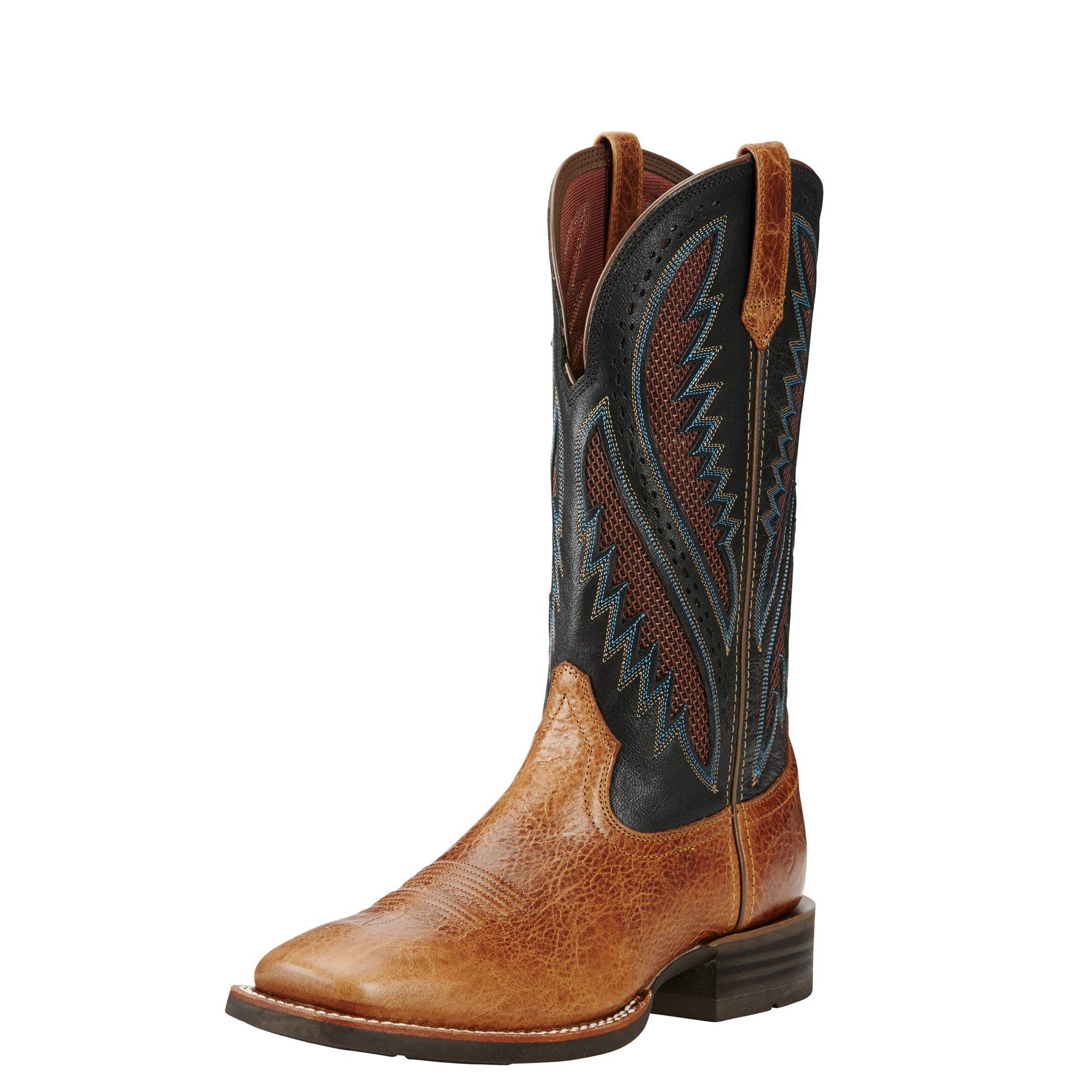 Ariat Quickdraw VentTEK Western Boot for Men - Breathable Mid-Calf Cowboy Boots for Riding, Work & Outdoor Activities | Comfortable Western Work Boots for Ranch, Rodeo & Country Style