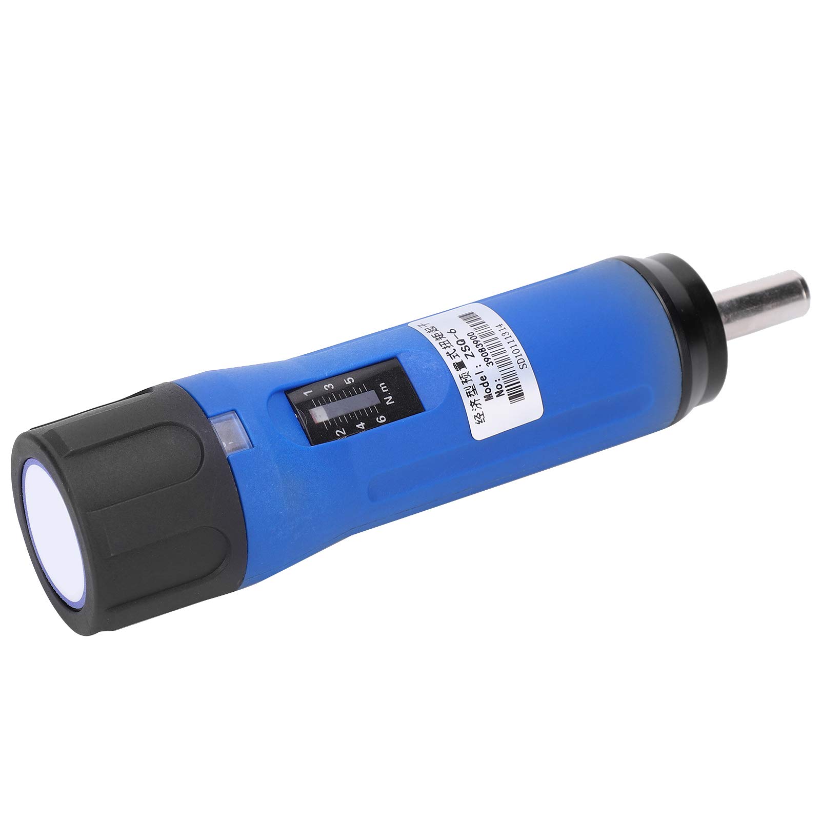 Precision Torque Screwdriver ZSQ-6 (1-6 N.M) with 0.1N.M Adjustment - Blue & Black Hand Tool with Replaceable Bits for Electronics, Jewelry & DIY Projects