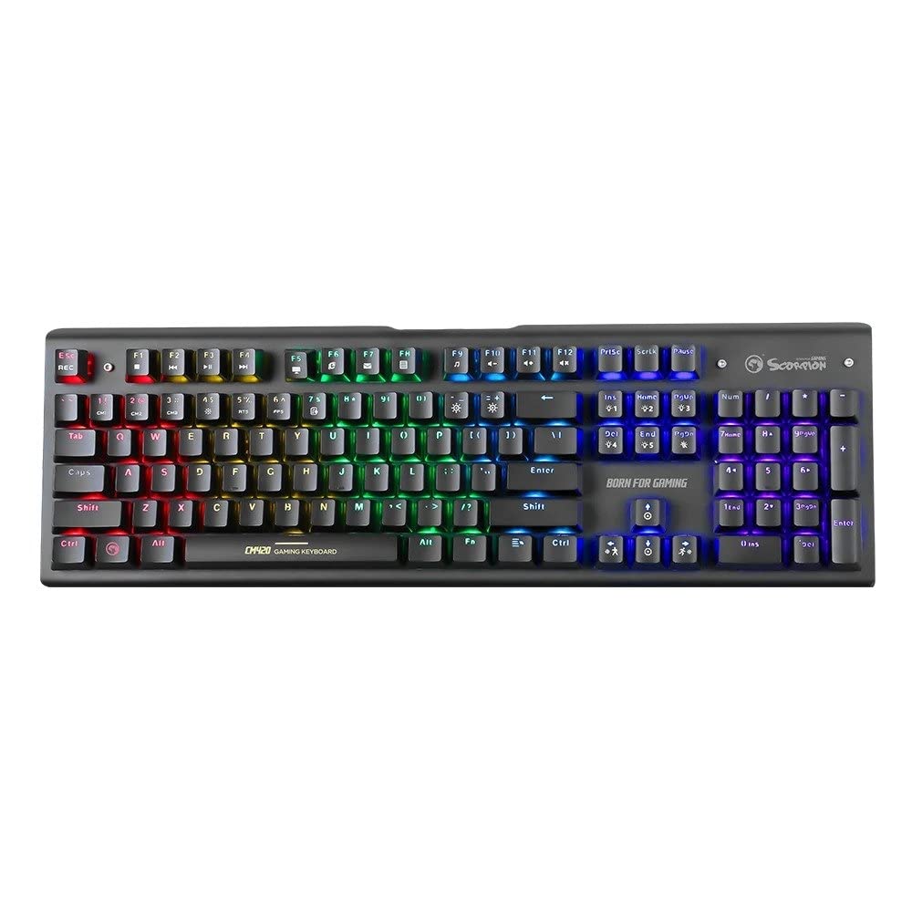 Marvo Scorpion CM420-UK 3-in-1 Gaming Kit - Wireless Gaming Mouse, Keyboard & Headset Combo for PC, PS4, PS5 - Perfect for Esports, Streaming & Home Office Setup