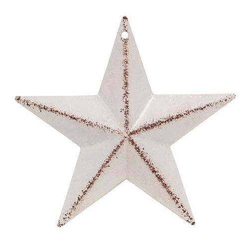 Vintage White Barn Star Decor - 35 Inch Rustic Farmhouse Wall Hanging for Home, Garden & Outdoor Decor | Perfect for Country Style Living Room, Porch or Wedding Backdrop