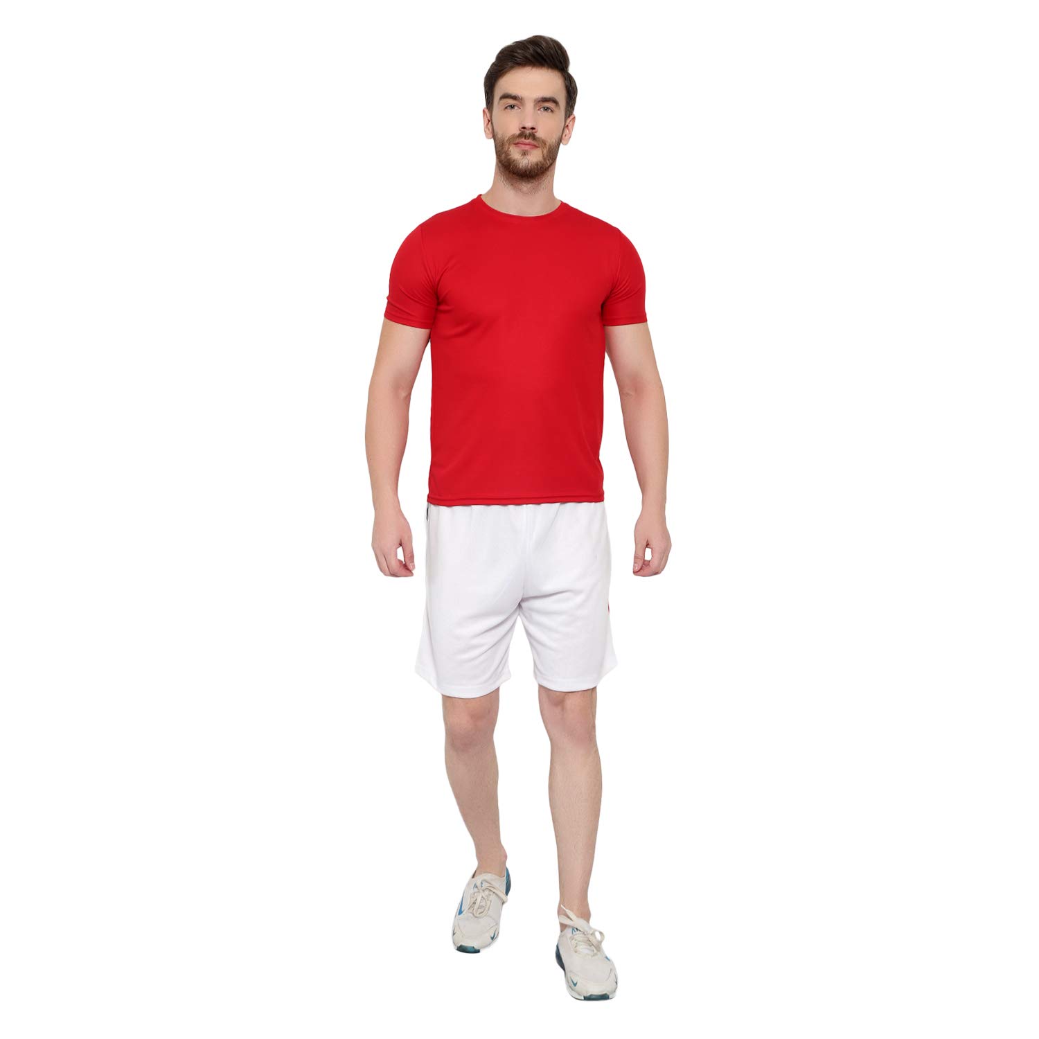 OORA Men's 4 Pack Quick Dry Gym Shorts - Breathable Workout Shorts for Bodybuilding, Weightlifting, Running & Training with Pockets | Perfect for Gym, Jogging & Outdoor Sports