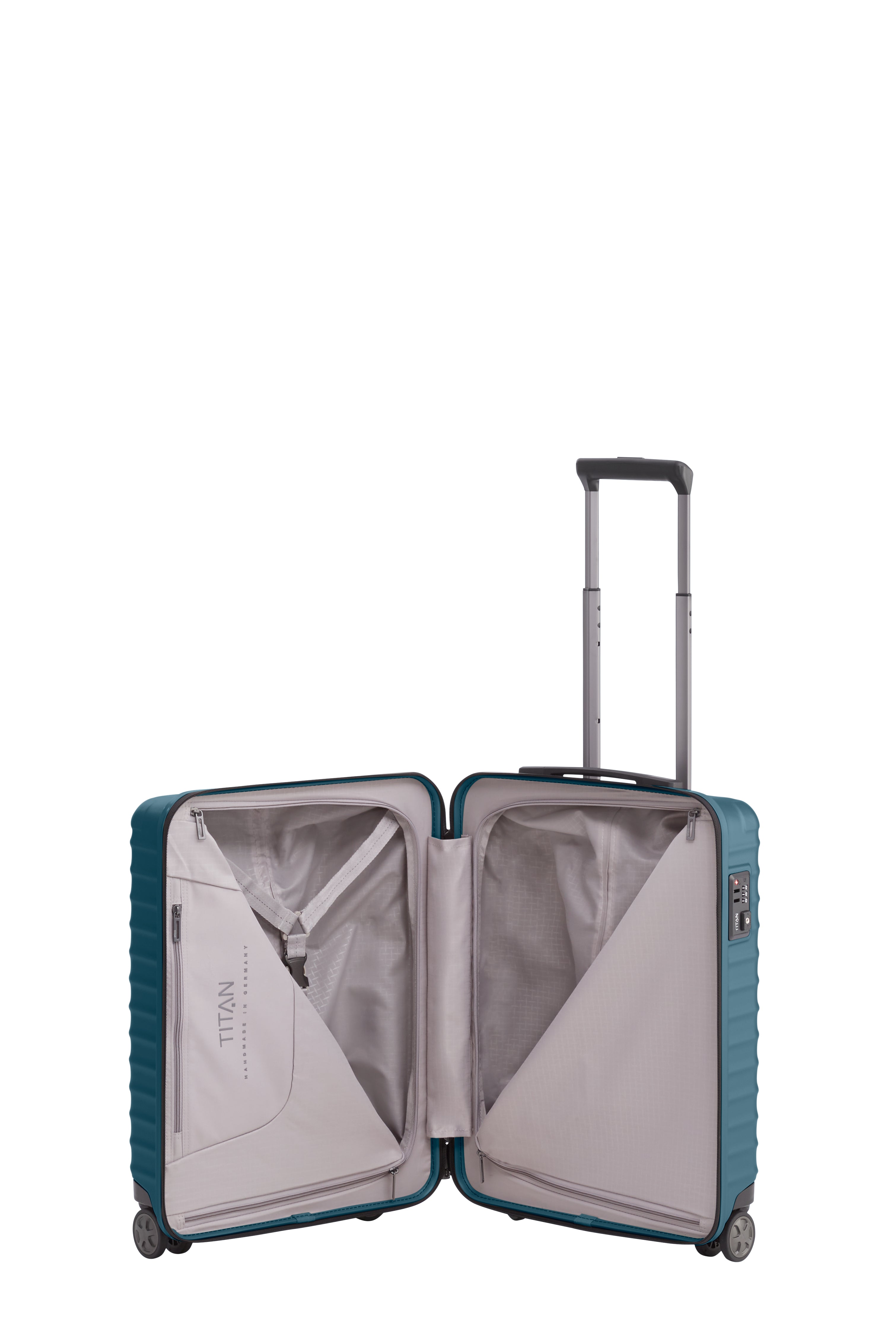 Titan LITRON Trolley S Carry On Luggage - Lightweight Expandable Suitcase with 360° Spinner Wheels for Business Travel & Weekend Getaways | Perfect Airplane Cabin Bag & Carry-On Luggage for Men & Women