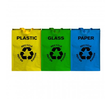 Eco-Friendly Reusable Grocery Bags Set of 3 - Durable Shopping Totes for Groceries, Produce & Farmers Market - Perfect for Sustainable Shopping & Reducing Plastic Waste
