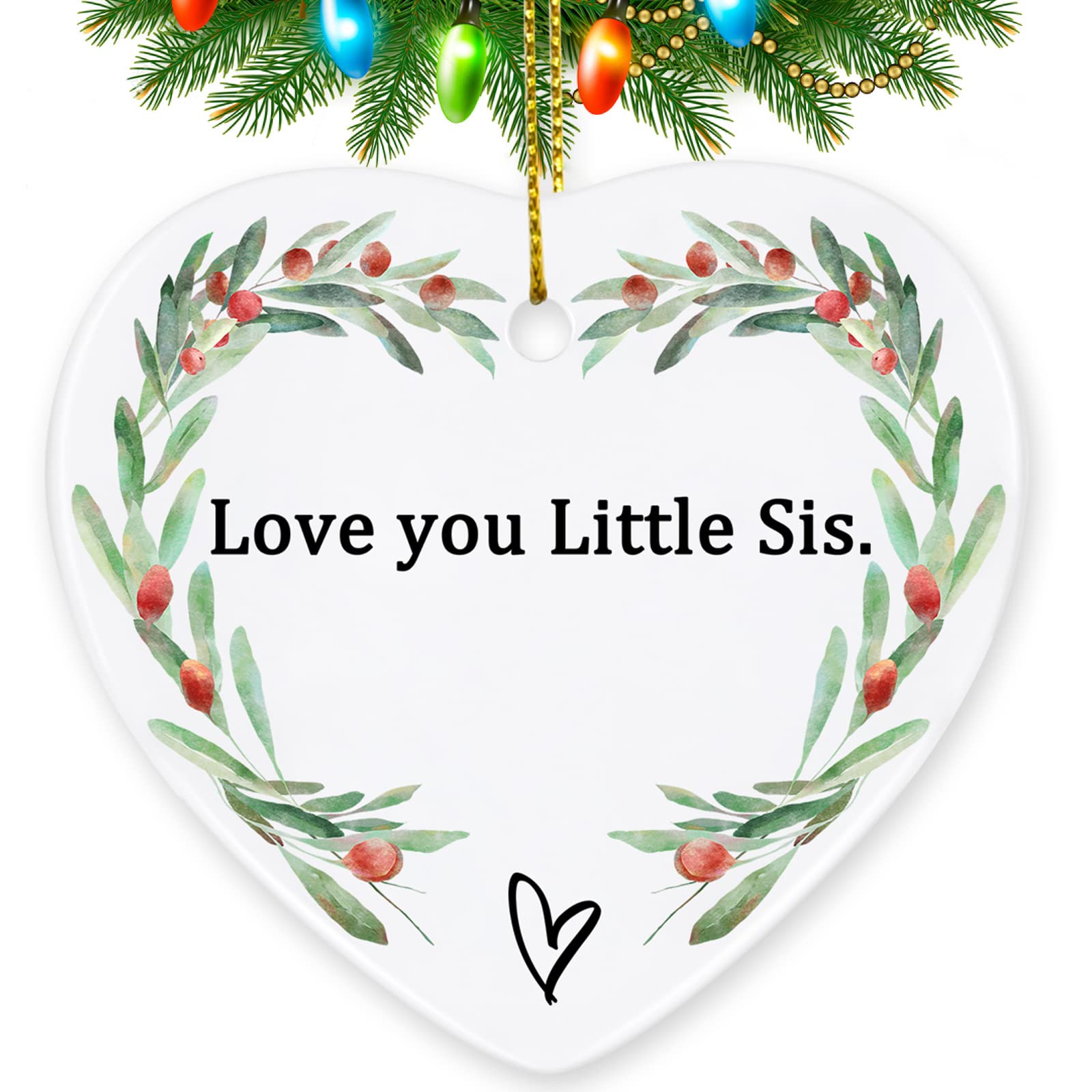Thoughtful Sister Gifts - Jocidea Keepsake Ornament for Birthday, Christmas & Special Occasions | Unique Sister-in-Law Present, Women's Gift Idea for Home Decor & Sentimental Moments