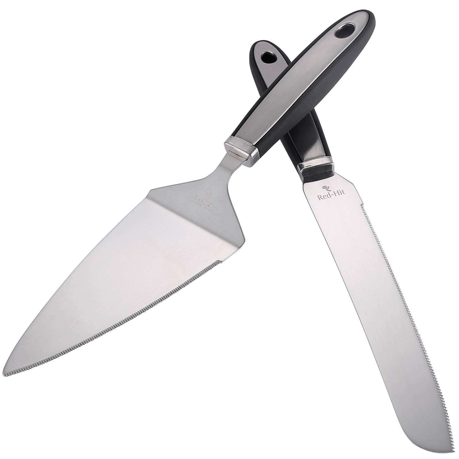 Premium Stainless Steel Cake Cutting Set - Wedding Cake Knife & Server, Pie Spatula - 2-Piece Durable Cake Cutter for Weddings, Birthdays & Special Occasions - Perfect for Cake Serving & Dessert Presentation