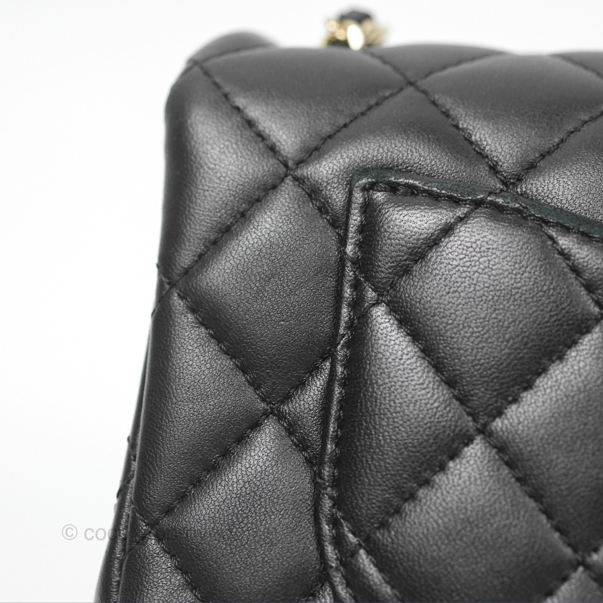 Chanel Ball Crush Mini Rectangular Bag - Black Lambskin Leather with Gold Hardware 23C Collection | Luxury Crossbody Purse for Women, Perfect for Evening Events & Date Nights