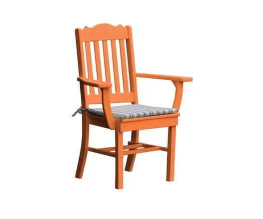 Royal Dining Chair with Arms - Elegant & Comfortable Upholstered Dining Room Chair for Home & Restaurant Use