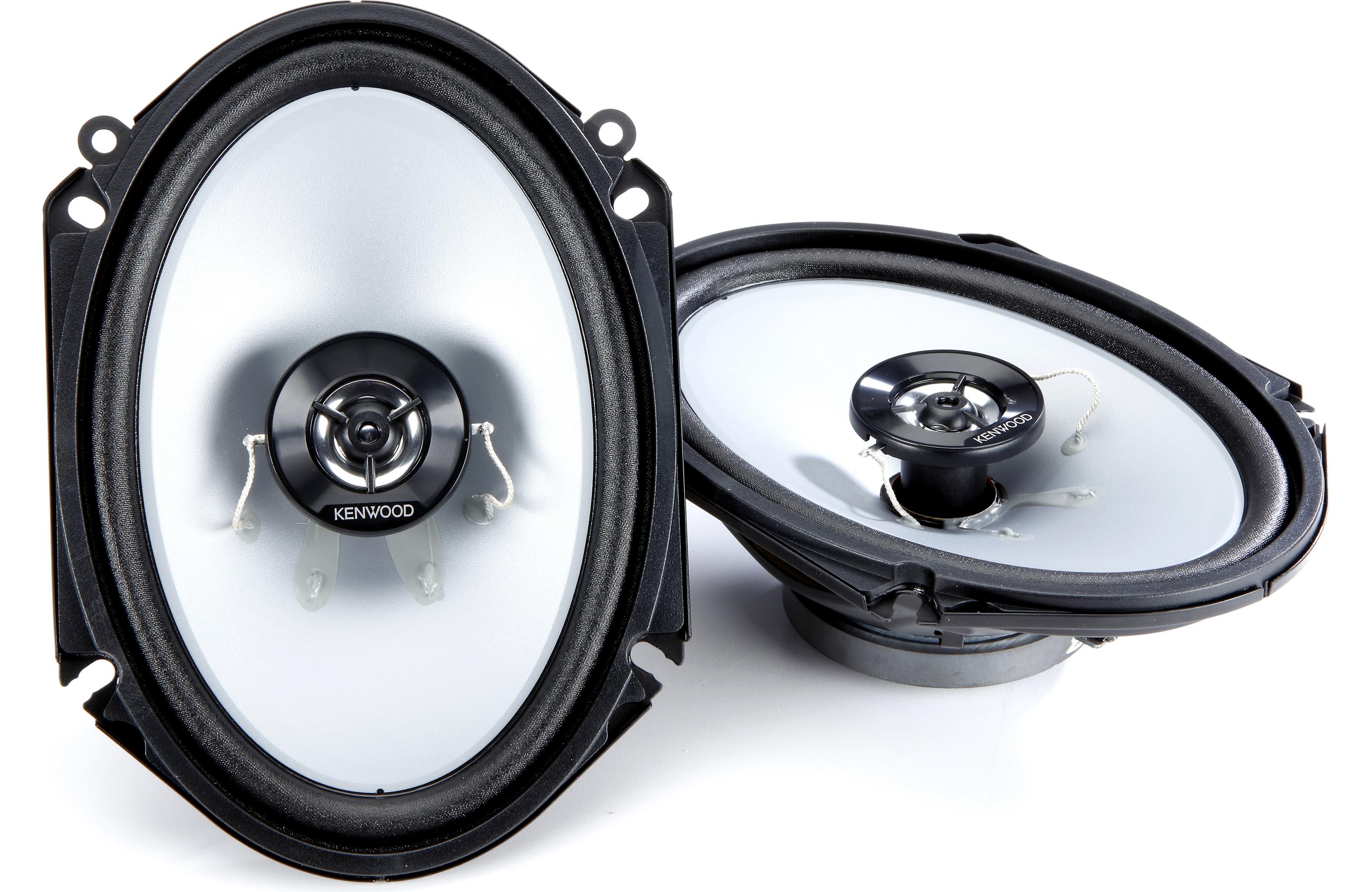 Kenwood KFC C6866S 6 x 8 Inch 2-Way Coaxial Car Speakers (Pair) - Premium Sound for Cars, Trucks & SUVs - Perfect for Upgrading Your Vehicle Audio System