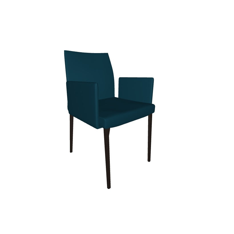 Cattelan Anna Armchair - Modern Italian Leather Lounge Chair for Living Room, Office & Dining - Stylish Comfortable Seating for Home Decor