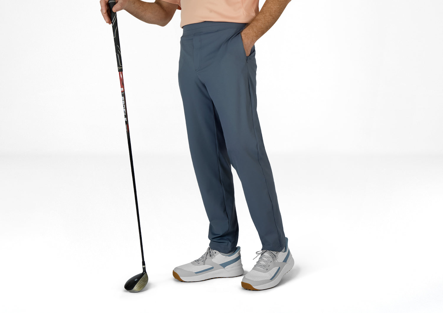 Hands Free Golf Bag - Blue, White & Gray | Lightweight & Durable for Walking the Course | Perfect for Golfers on the Go