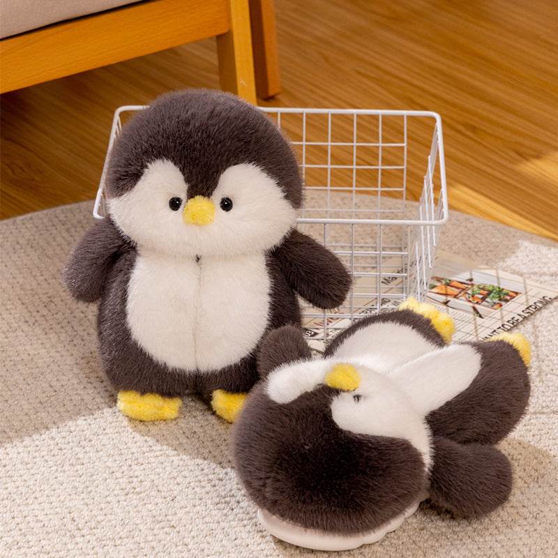 Happy Feet | Kawaii Penguin Plush Slippers for Women & Girls - Soft & Cozy Home Shoes for Winter, Gifts, Anime Cosplay & Lounge Wear