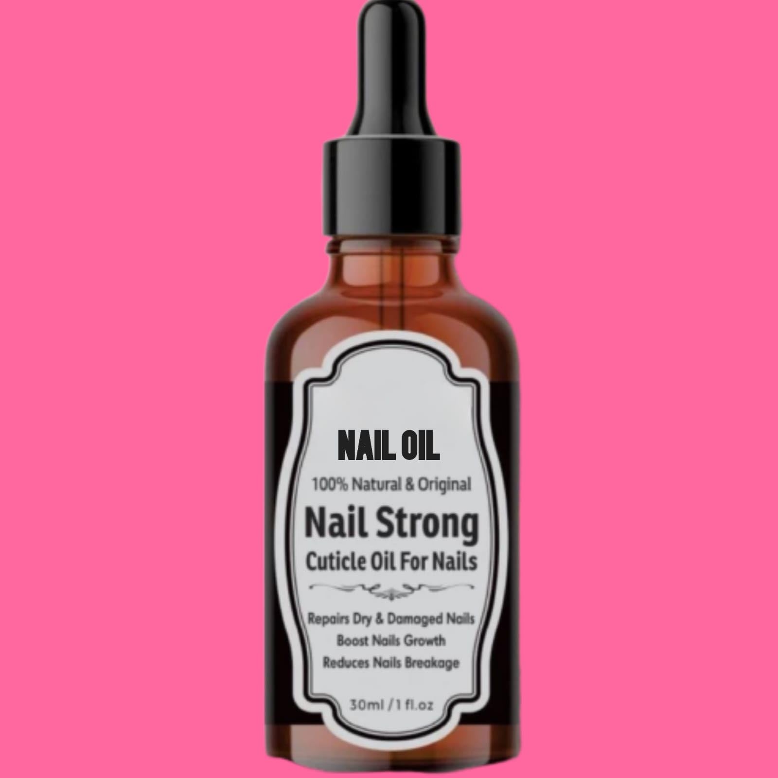 Nail Repairing Oil for Strong & Healthy Nails - Cuticle Care Treatment with Vitamin E - Perfect for Manicures, Nail Growth, and Dry Brittle Nail Repair