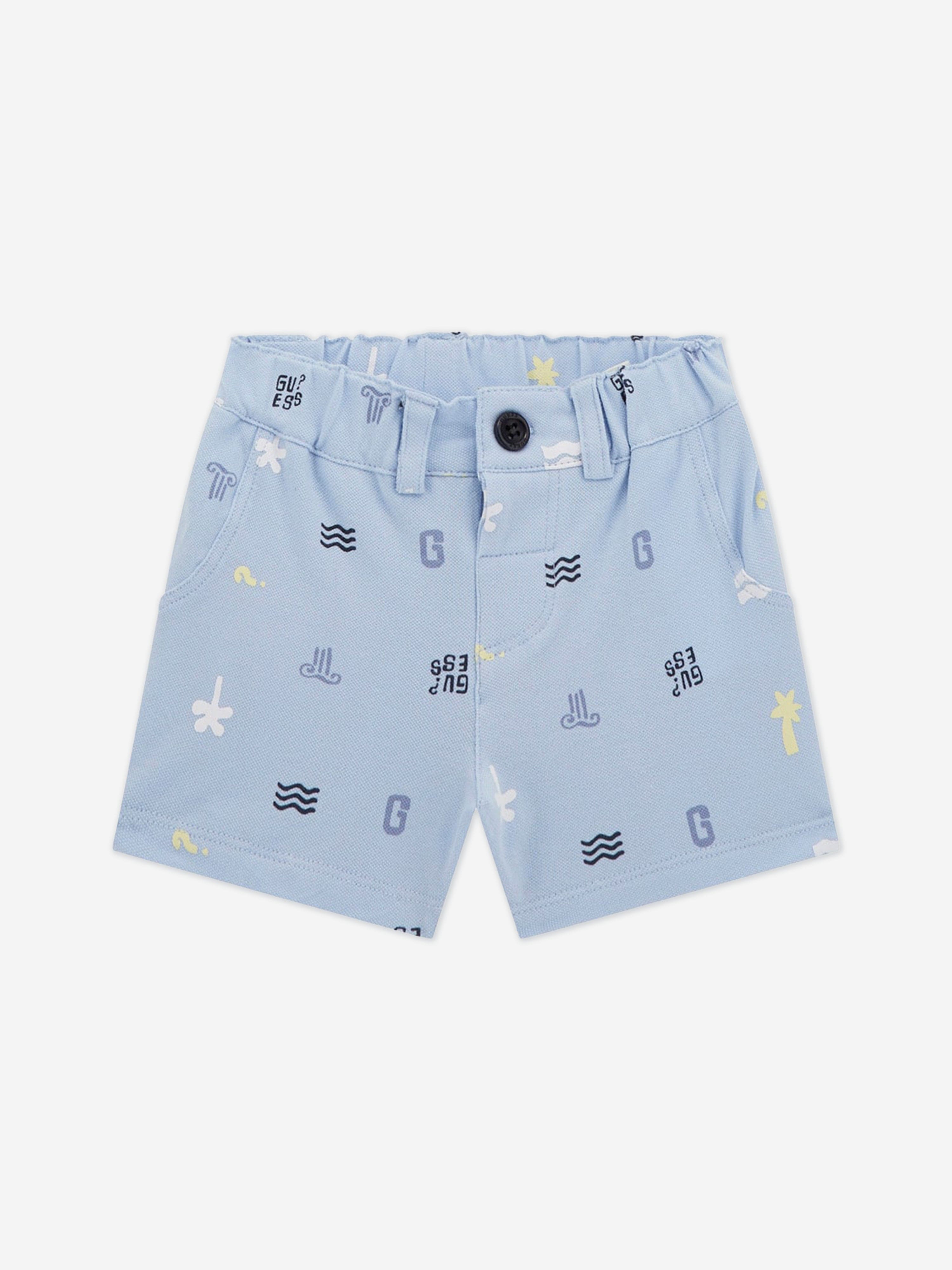 **Blue Baby Boys Short Set - Soft Cotton Summer Outfit for Toddlers - Perfect for Playtime, Beach & Outdoor Activities**