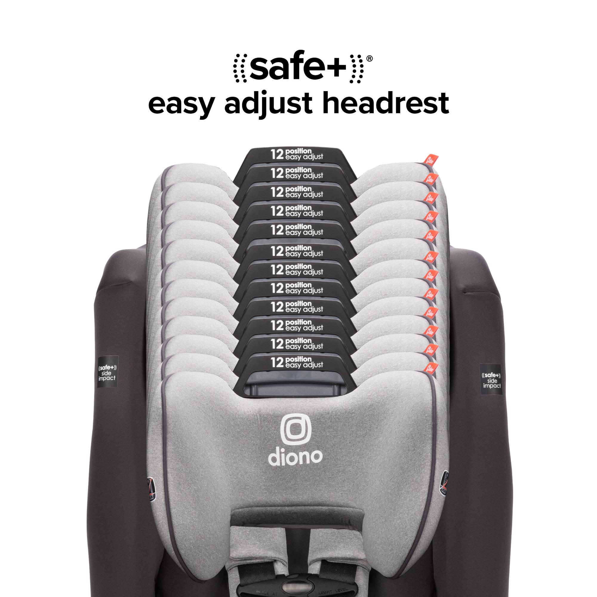 Diono Radian 3RXT SafePlus Convertible Car Seat for Toddlers & Kids - 3-in-1 Rear Facing, Forward Facing & Booster - Premium Safety for Travel & Everyday Use