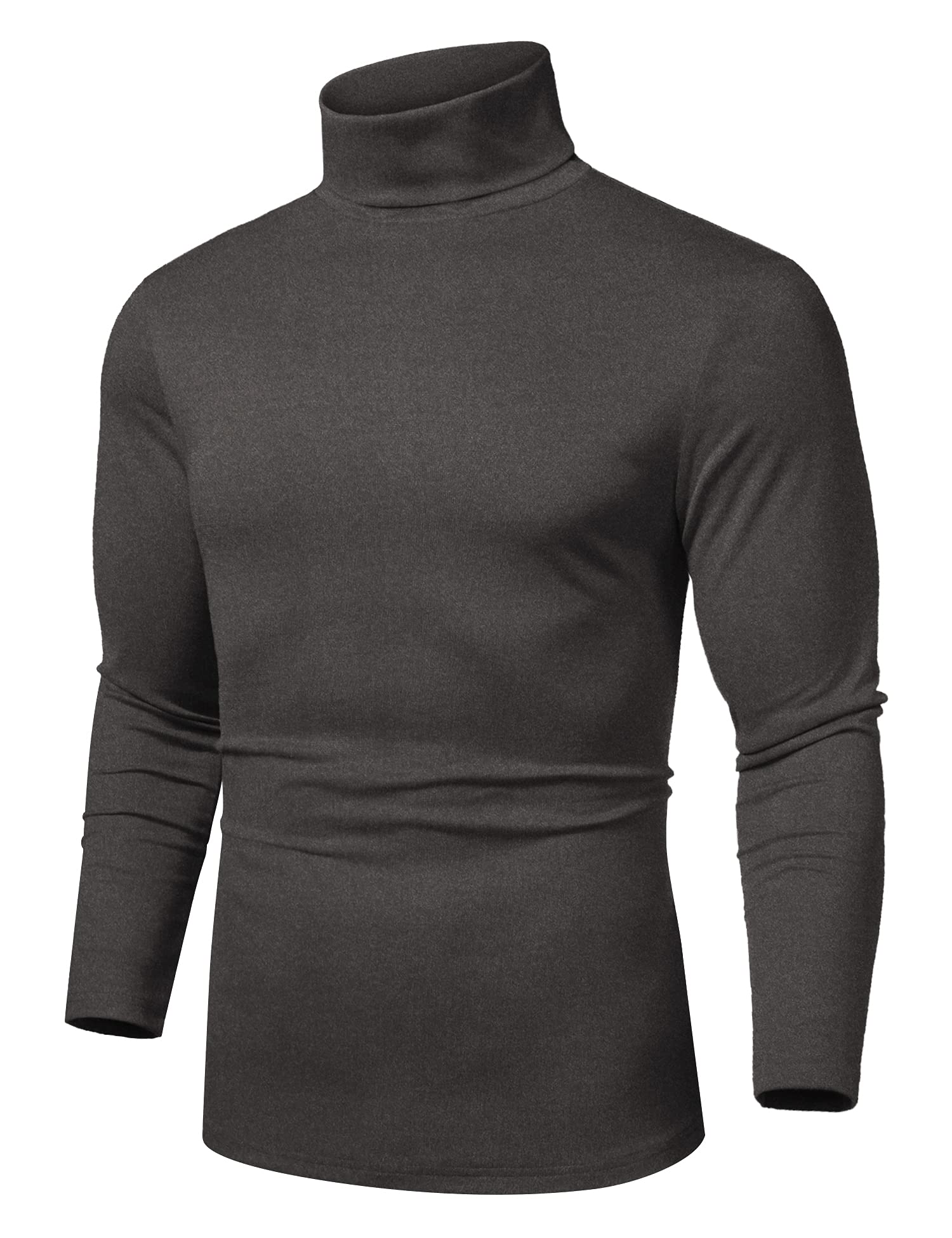 COOFANDY Men's Slim Fit Basic Turtleneck T-Shirt | Casual Knit Pullover Sweater for Men | Perfect for Office, Date Night & Fall Layering
