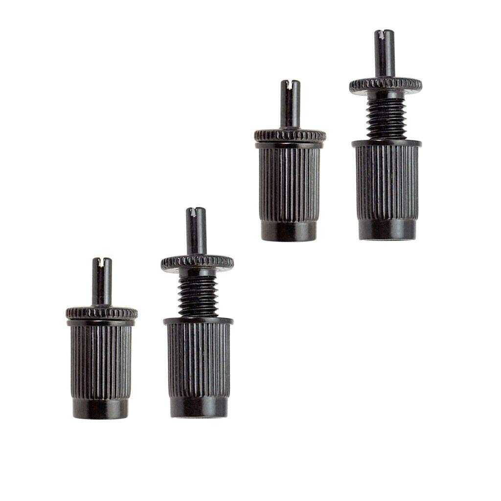 4-Piece Electric Guitar Bridge Stud Set - Heavy Duty Iron Replacement Parts for Electric Guitar - Perfect for Guitar Repair, Upgrades & Maintenance