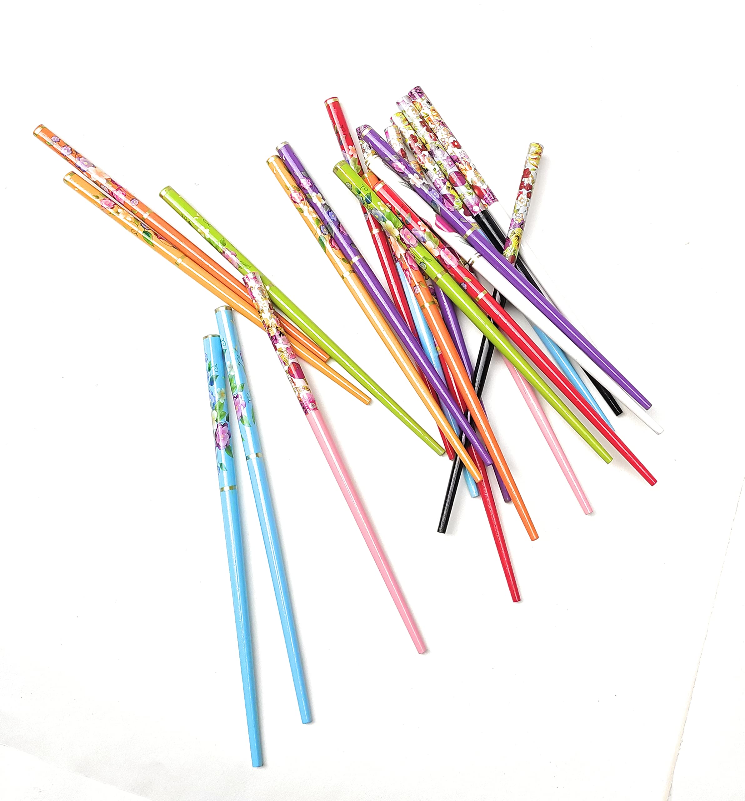 MOOLYAVAAN Handmade Wooden Hair Stick - Natural Juda Pin, Hair Clip, Bun Stick for Women - 4 Pack Multicolor Hair Accessories for Updos, Braids & Special Occasions
