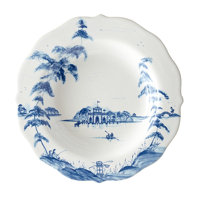 Delft Blue Pasta and Soup Bowl Set - Handcrafted Dutch Ceramic Dinnerware for Soup, Salad, Pasta - Perfect for Home Dining, Gifts, and Country Kitchen Decor