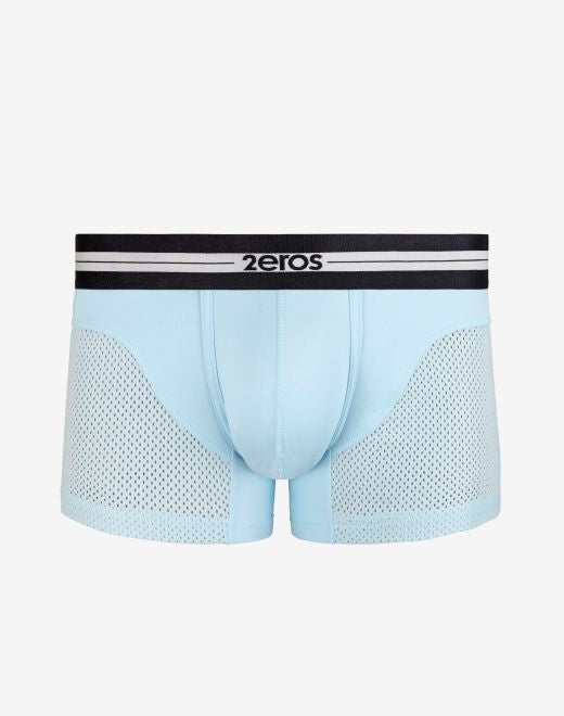 AKTIV Helios Trunk Underwear for Men - Breathable Quick-Dry Boxer Briefs in Tanager Turquoise - Perfect for Workout, Running & Daily Comfort