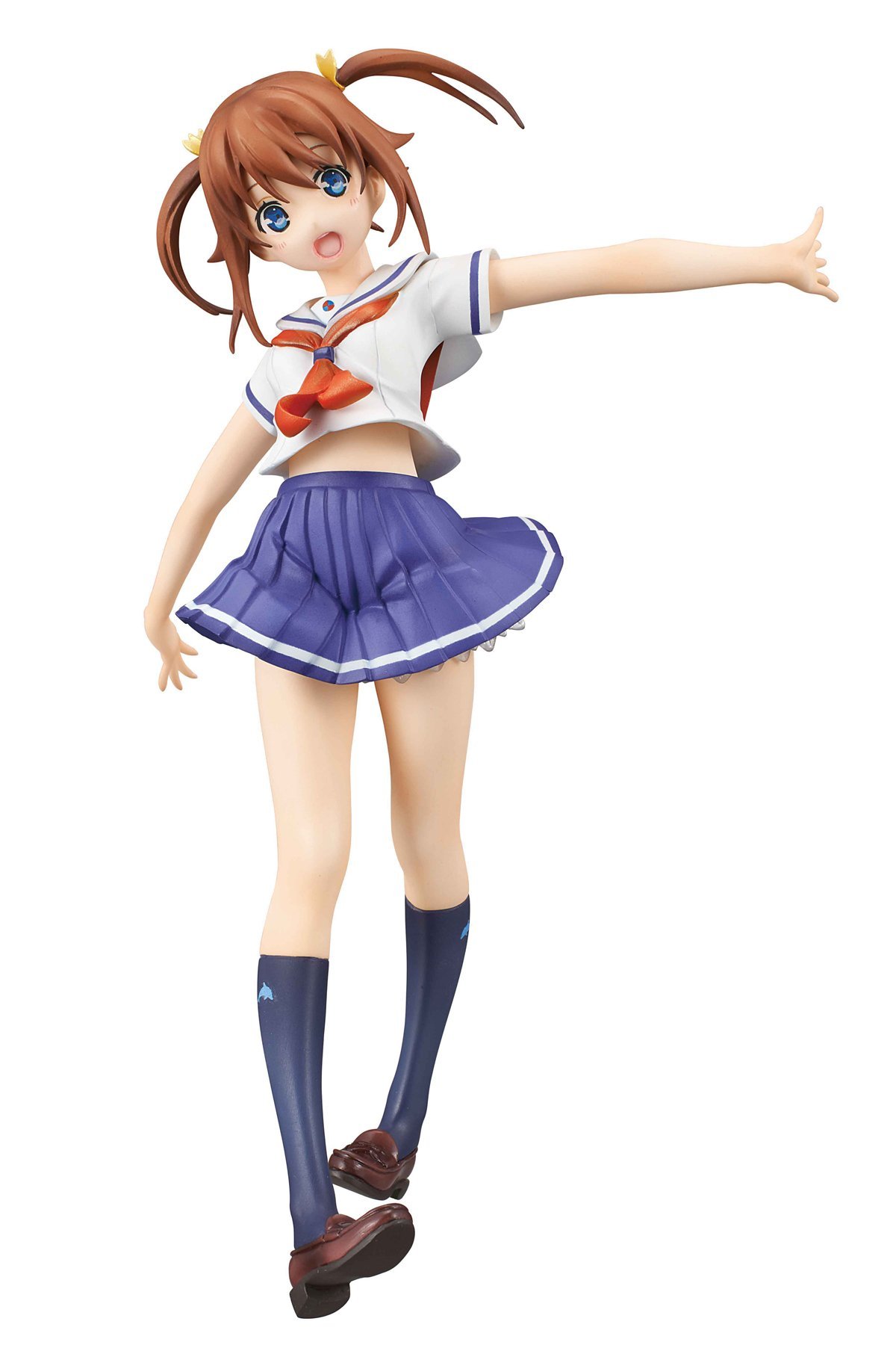 Megahouse High School Fleet Misaki Akeno Anime PVC Figure Collectible - Perfect for Anime Fans, Display & Gift Giving