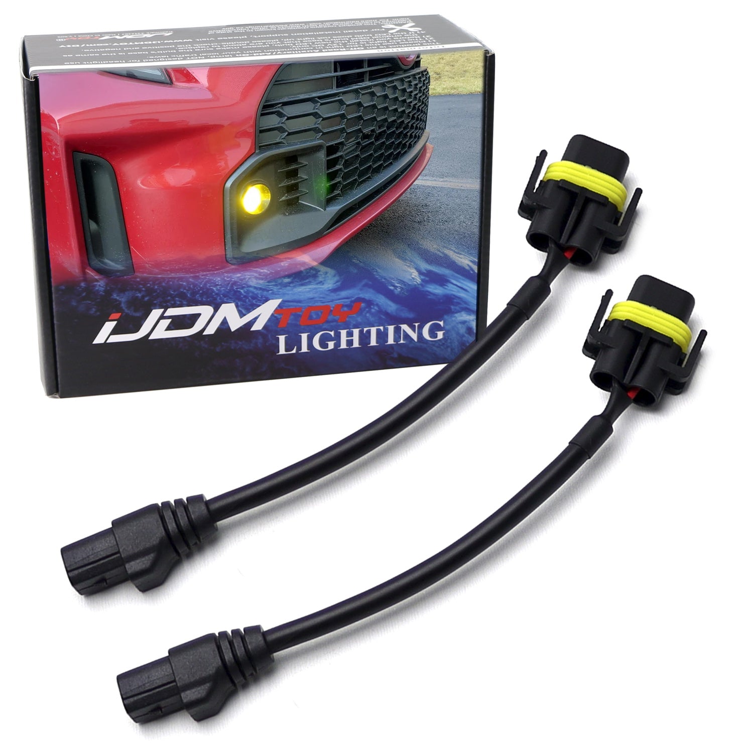 2 Pin L1B to H11 Adapter Wiring Harness for Toyota Corolla, Prius, Camry, Crown - Headlight Bulb Conversion Kit for Improved Visibility & Night Driving Safety