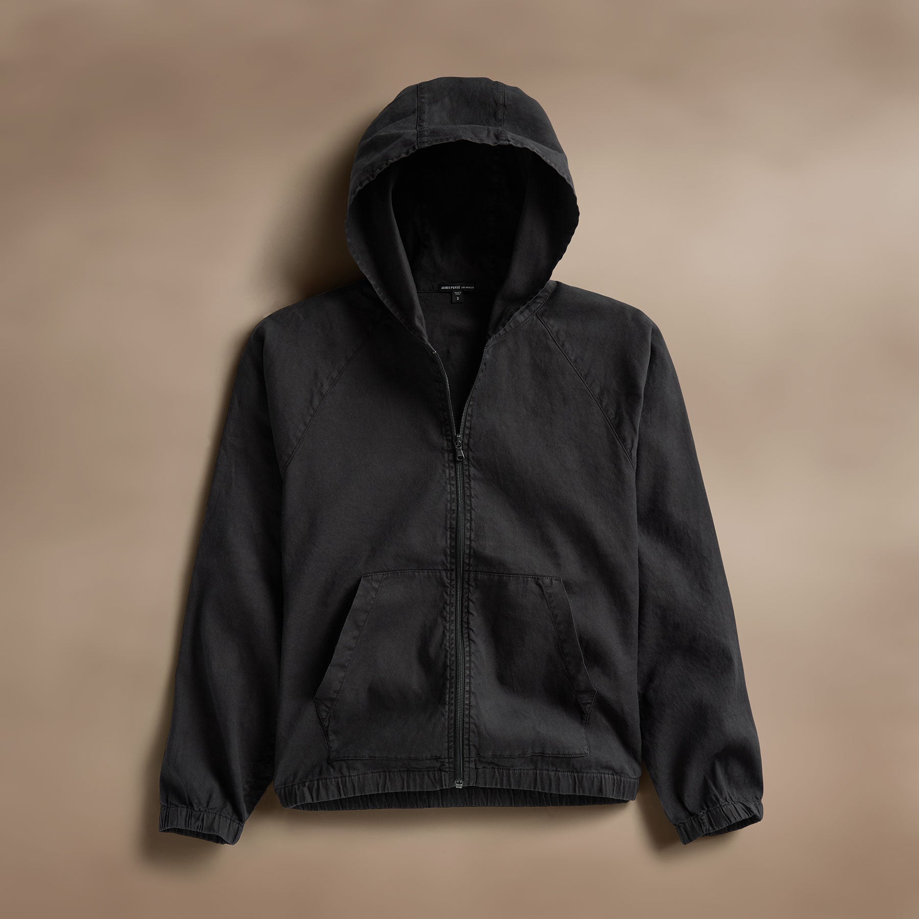 Premium Linen Blend Zip Front Hoodie for Men & Women - Soft, Breathable & Stylish - Black - Perfect for Casual Wear, Travel & Outdoor Activities
