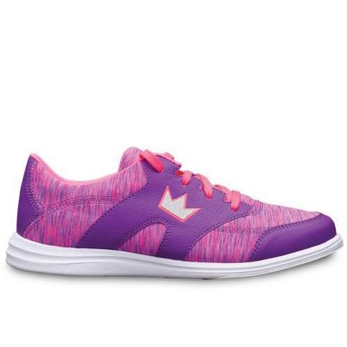 Brunswick Women's Karma Sport Bowling Shoes - Purple & Pink - Lightweight Comfort for League Play & Casual Bowling