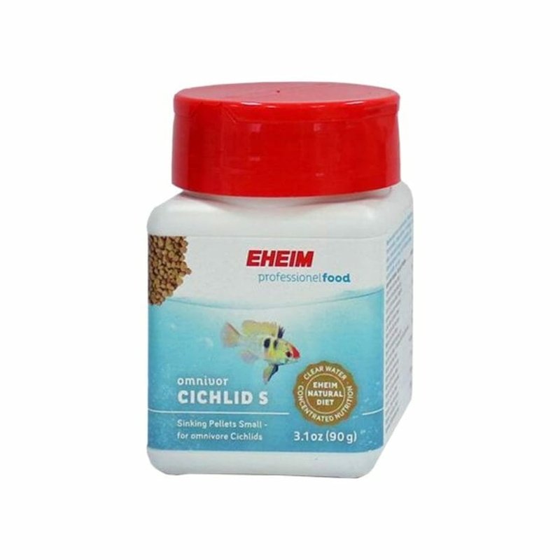 Eheim Professional Omnivor Cichlid S 90g Fish Food - High Protein Pellet Diet for African Cichlids & Large Tropical Fish - Ideal for Aquarium & Pond Feeding