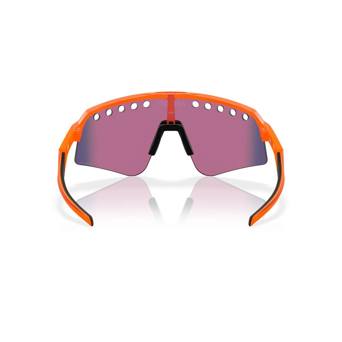 Oakley Sutro Lite Sweep Sunglasses - Orange Sparkle Frame with Prizm Road Lens (0OO9465 946515) for Cycling, Running & Outdoor Sports