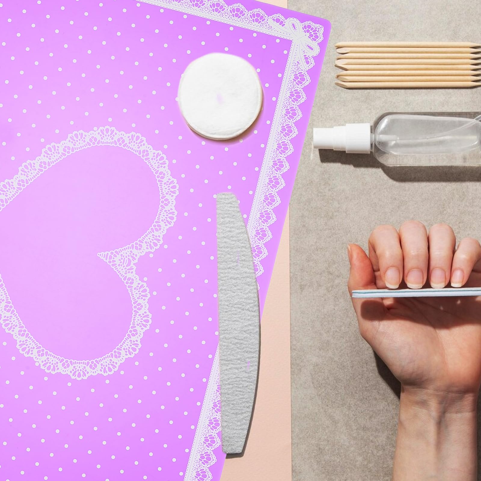 Premium Silicone Nail Hand Pillow - Ergonomic Manicure Rest Cushion for Gel Polish, Nail Art & Acrylic Nails | Comfortable Hand Support for Nail Technicians & DIY Enthusiasts | Salon & Home Use | Perfect for Relaxing Hand Positioning During Manicures, Pedicures & Nail Extensions | Great for Nail Salons, Home Spa Days & Professional Nail Services | Ideal for Manicure Stations, Nail Art Studios & At-Home Nail Care