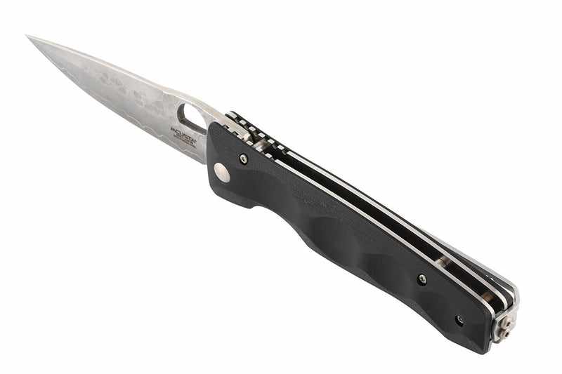 Mcusta Elite SPG2 San Mai Blade Black Micarta 4.5 Inch Folding Pocket Knife - EDC, Camping, Hunting & Outdoor Survival Tool