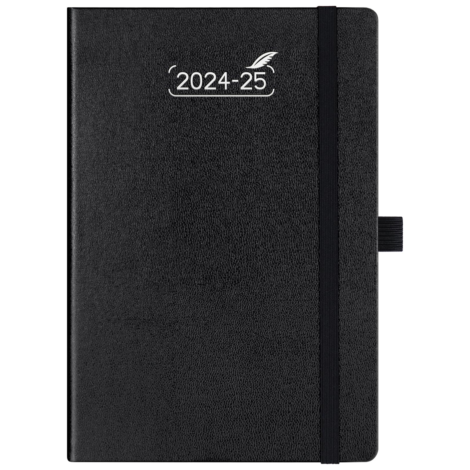 BEZEND 2024-2025 Weekly Planner A5 Size | August 2024 to July 2025 School Planner | Hardcover Academic Diary with 120gsm Thick Paper & Note Sections - Perfect for Students, Teachers & Office Professionals