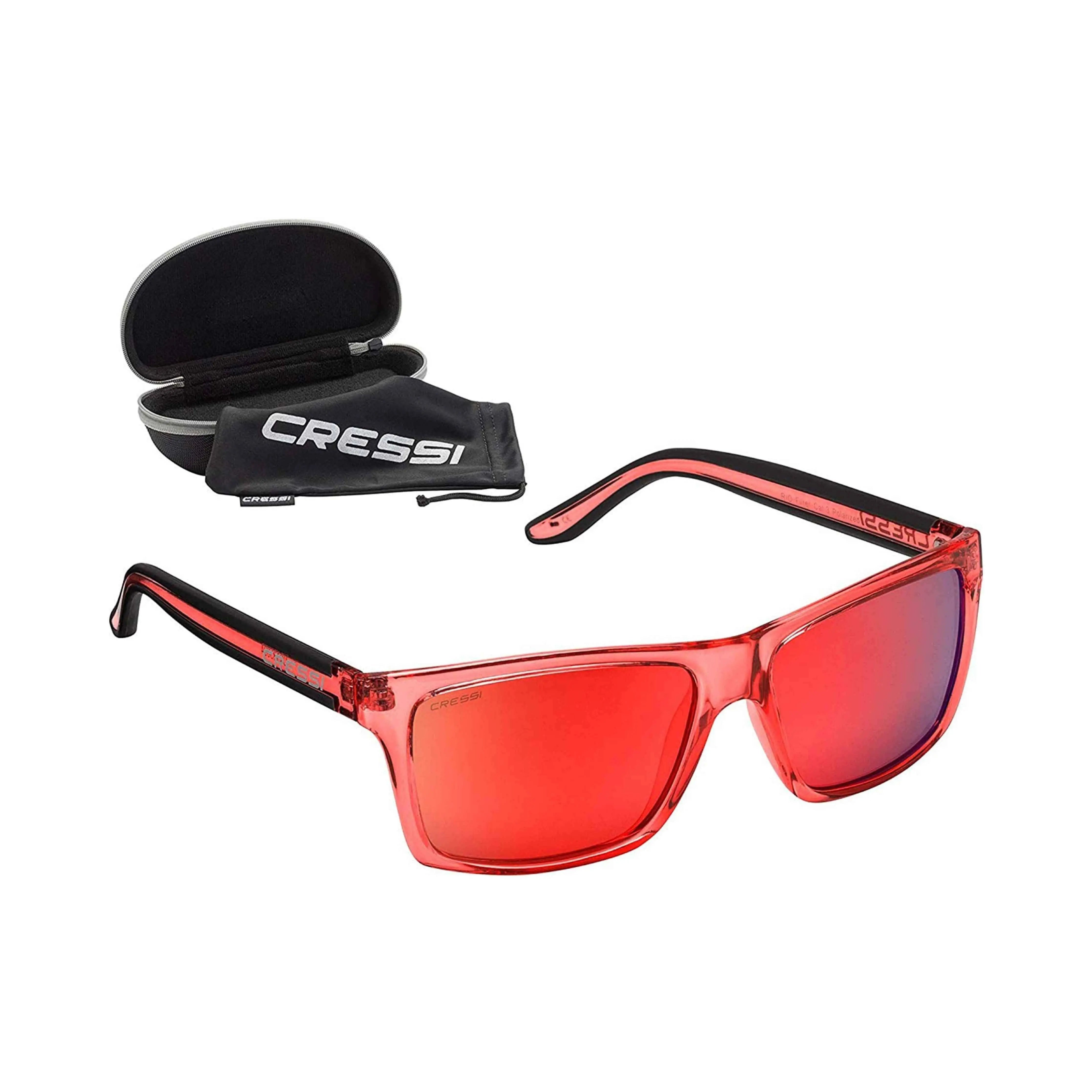 Crystal Red/Mirrored Lens Red