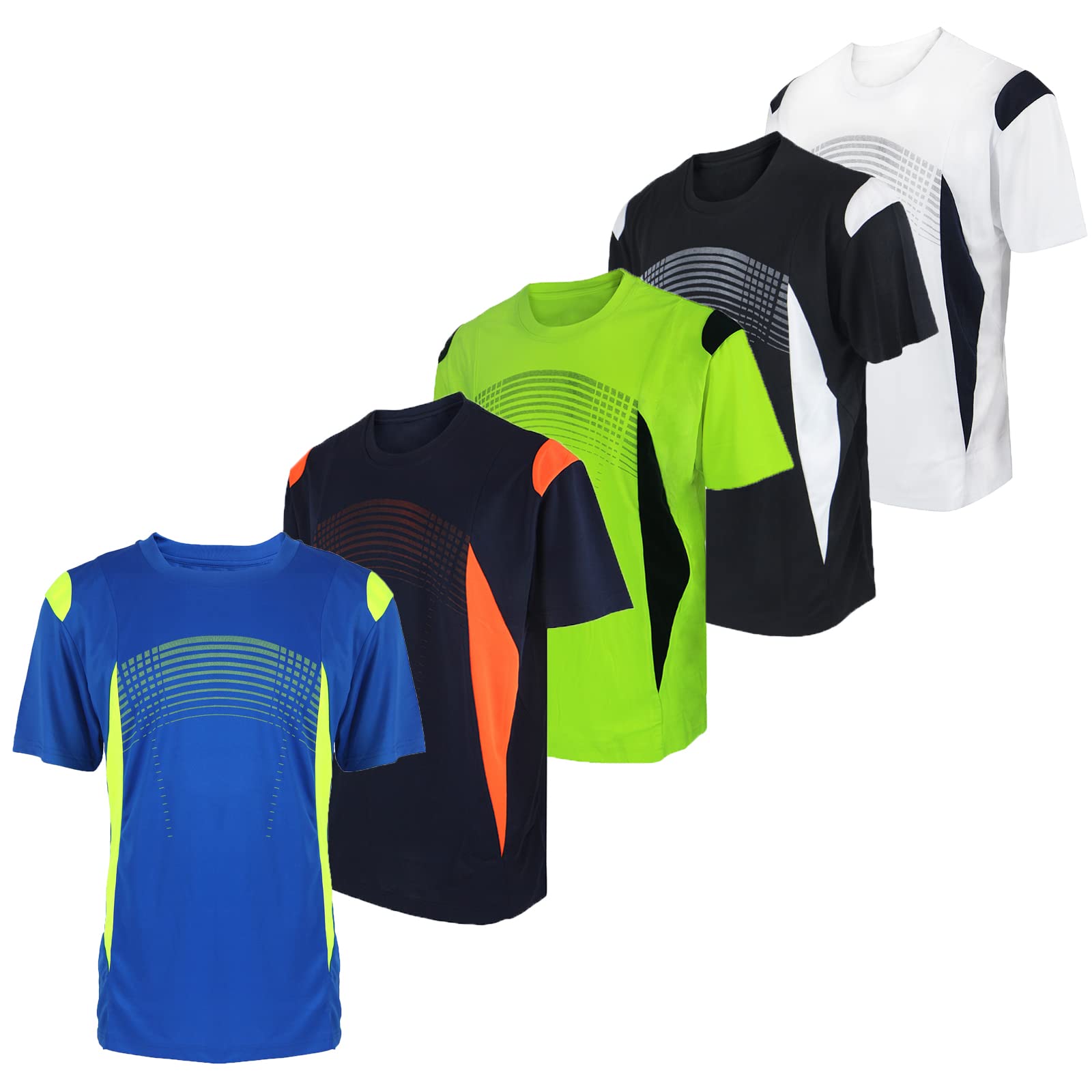 Men's Quick Dry T-Shirt - Breathable Summer Athletic Shirt for Workout, Golf, Gym & Tennis - Moisture Wicking Performance Tee for Active Lifestyle & Sports