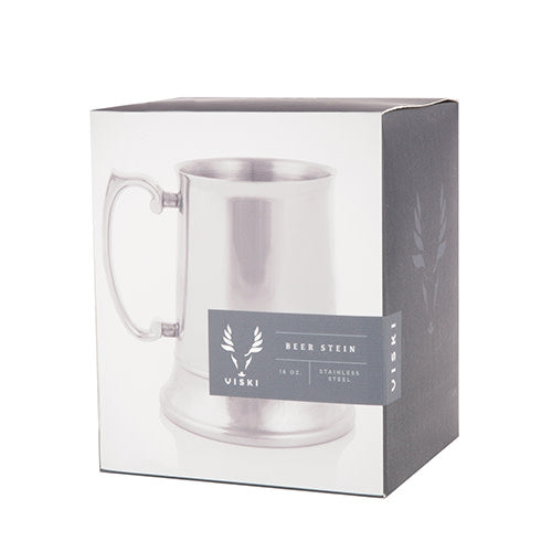 Premium Stainless Steel Beer Stein with Lid - 20oz Insulated German Beer Mug for Cold Drinks - Perfect for Oktoberfest, Camping, BBQs & Outdoor Parties