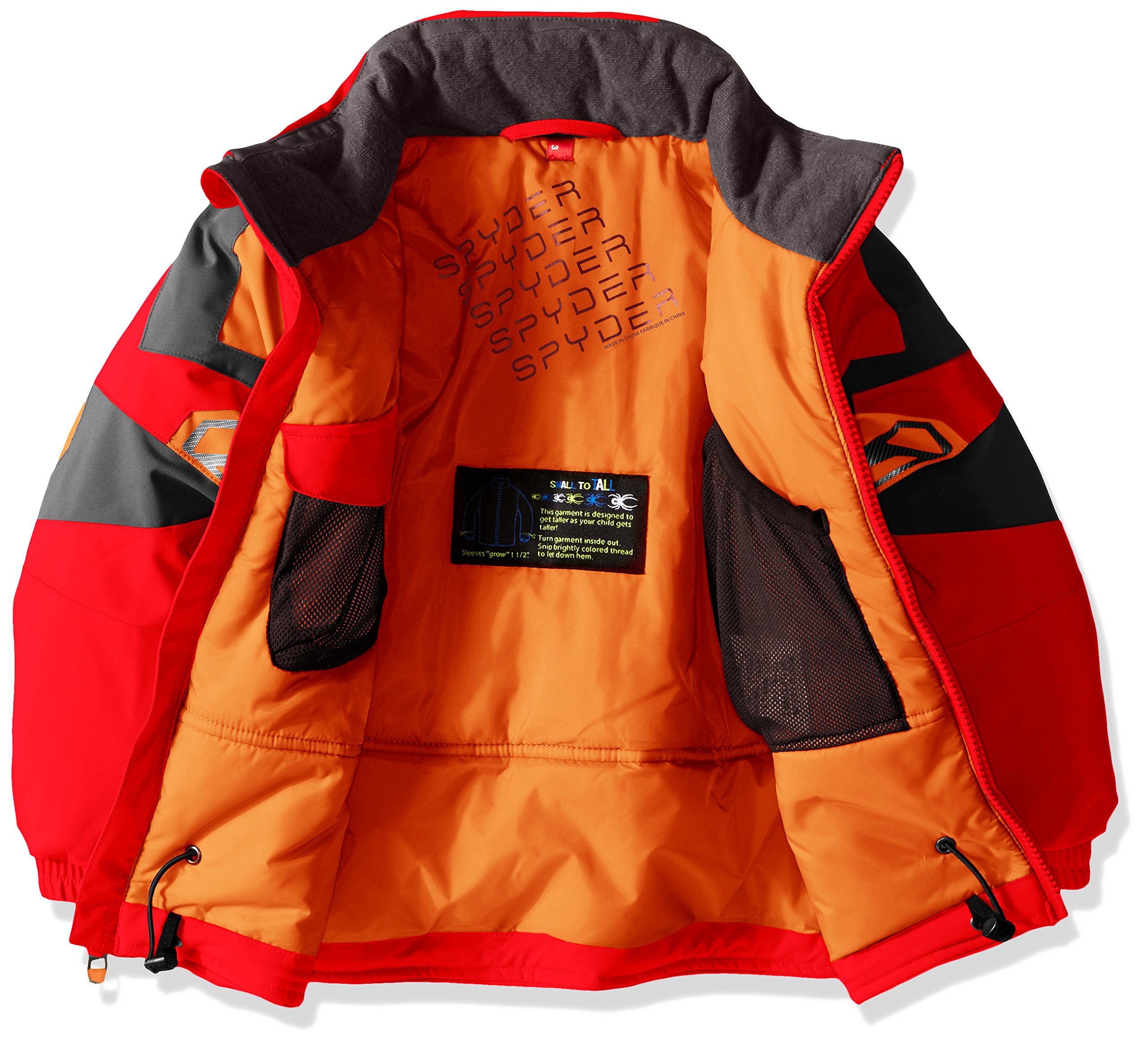 Spyder Boys Mini Leader Jacket - Waterproof Winter Jacket for Kids - Warm & Lightweight Snow Jacket for Boys - Ideal for Skiing, Snowboarding & Outdoor Winter Activities
