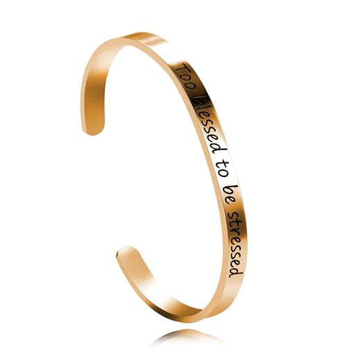 Too blessed to be stressed/ Rose Gold