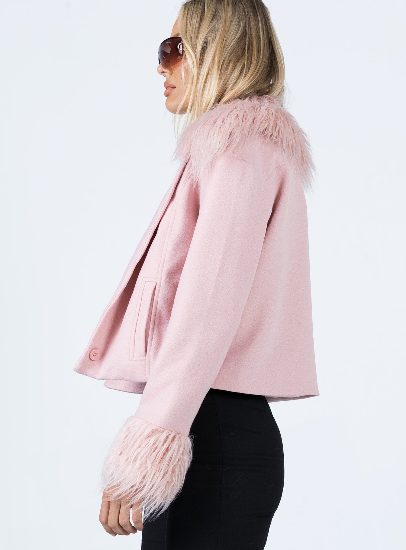 Ana Penney Lane Women's Pink Jacket - Stylish & Comfortable Outerwear for Casual Wear, Work & Outdoor Activities