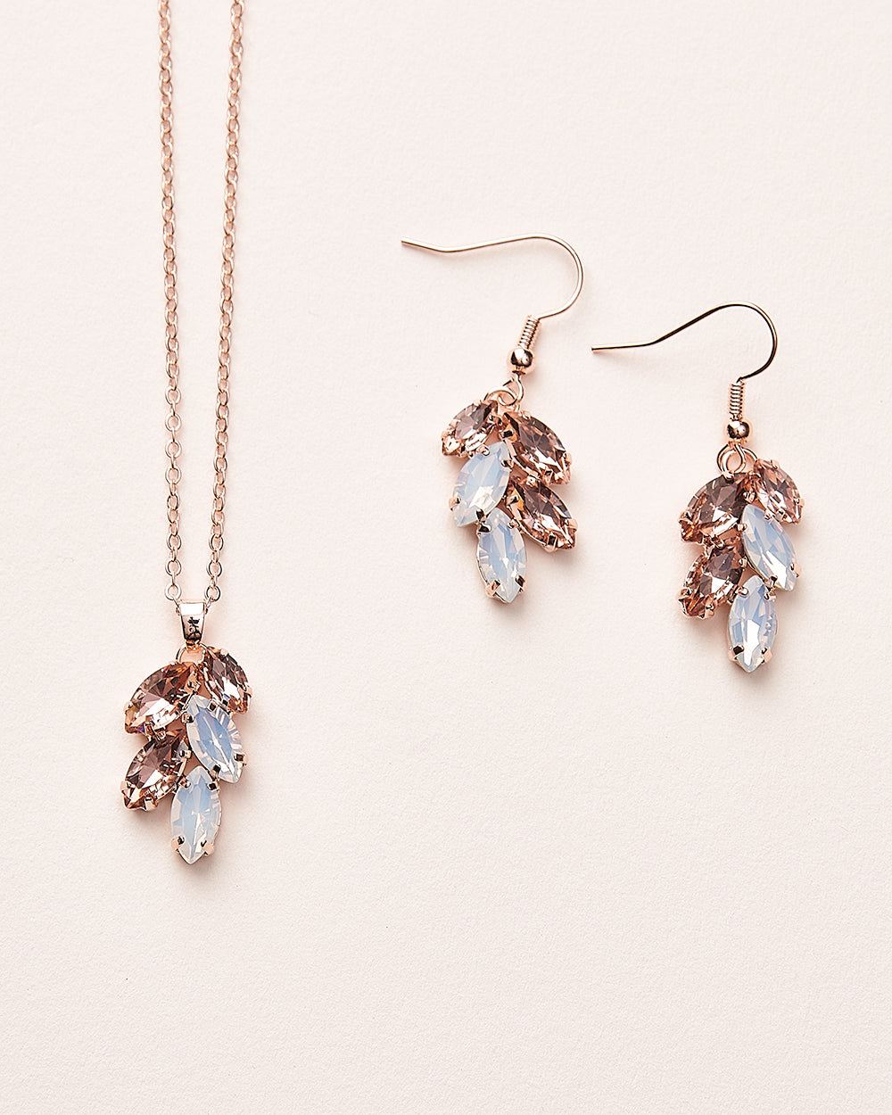 Elegant Rose Gold Bridesmaid Jewelry Set for Weddings - Perfect for Bridal Parties, Proposals & Special Occasions