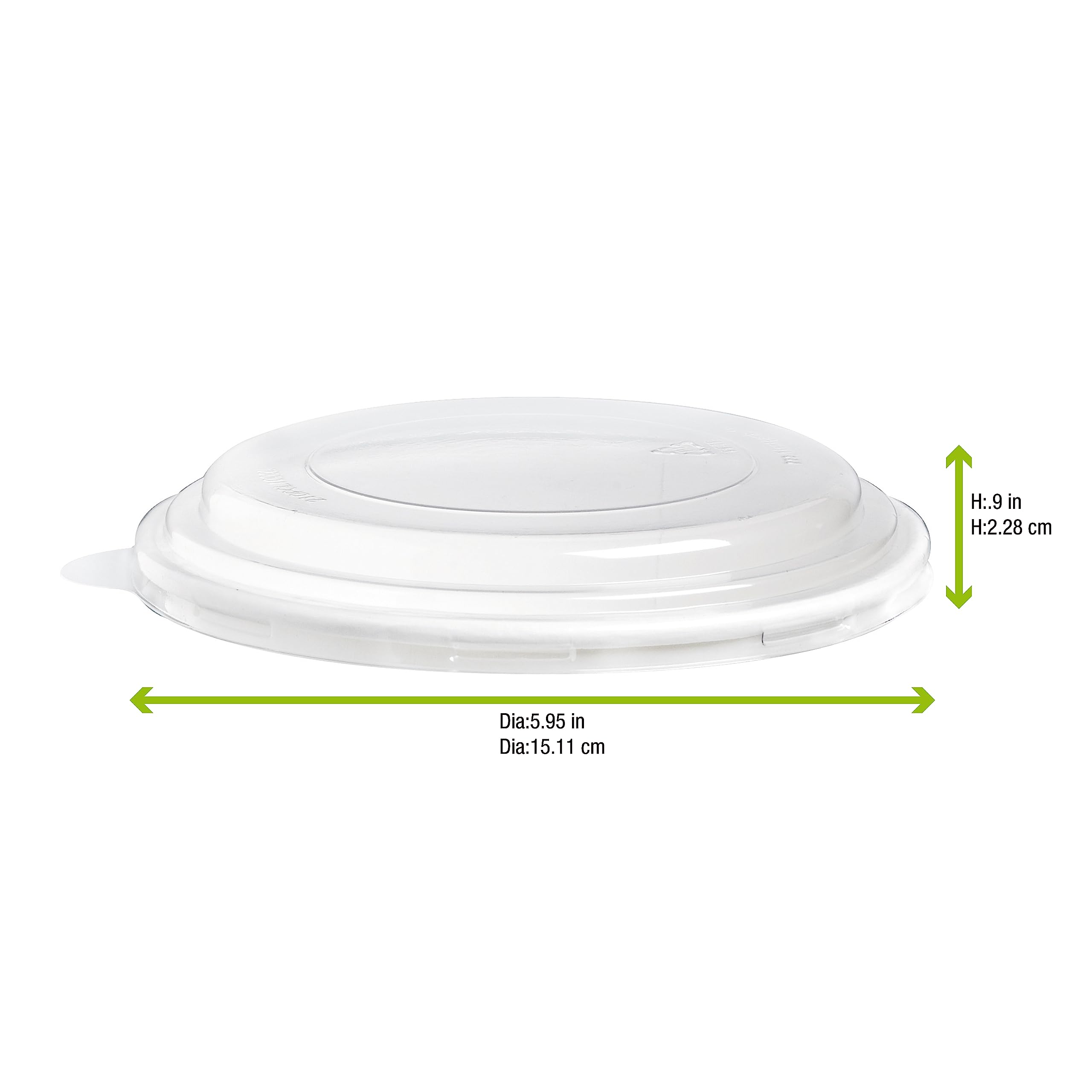 PackNWood 210PCL1000L Plastic Lids for Buckaty Food Storage Containers - 360 Count Bulk Pack - Durable & Leak-Proof for Meal Prep, Leftovers & Restaurant Use